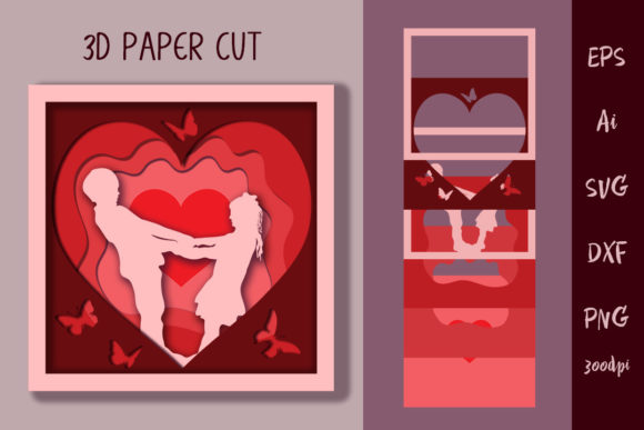 3D SVG Friendship Postcard