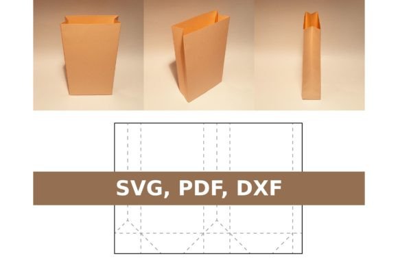 3D SVG Grocery Bag for Gift Boxes