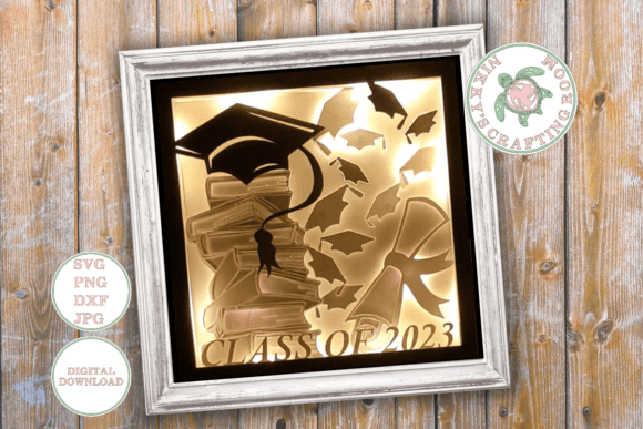 Class of 2023 3D Shadow Box Template
