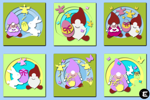 Easter Gnome SVG Bundle