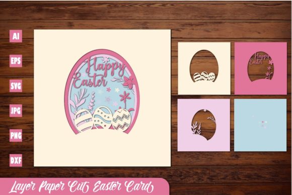 Layer Paper Cut Easter Card 3D SVG Review for Marketers