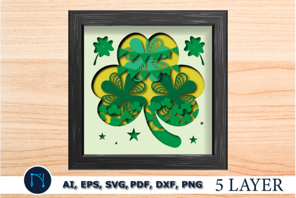 Layered St. Patrick’s Day Shadow Box 3D SVG Review