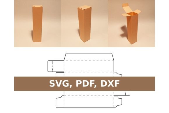 Lipstick Box 3D SVG Gift Boxes