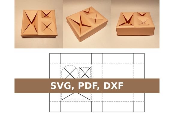 Movie Tray 3D SVG Gift Boxes