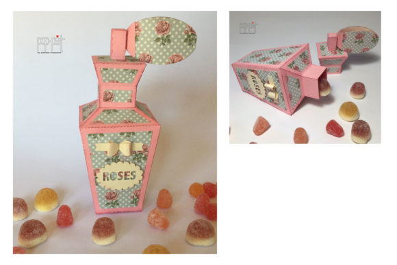 Parfum 3D SVG Gift Box Design for Creative Projects